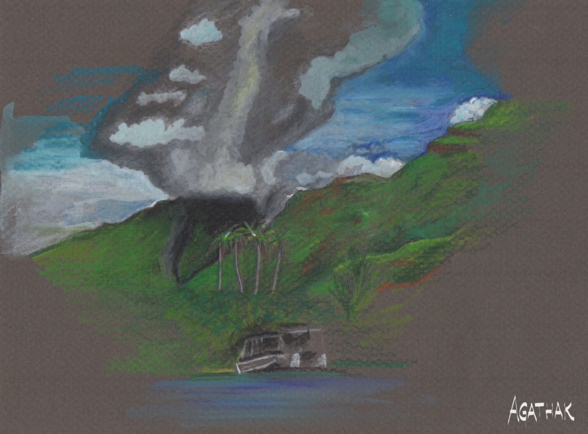 Paysage pluvieux